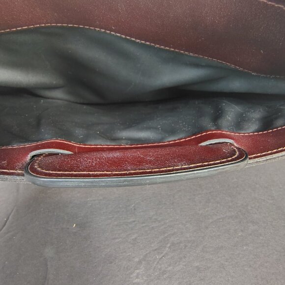 VINTAGE Canon Camera Leather Portfolio Briefcase Hand Bag Photography - Picture 12 of 14